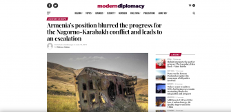 Armenia’s position blurred the progress for the Nagorno-Karabakh conflict and leads to an escalation