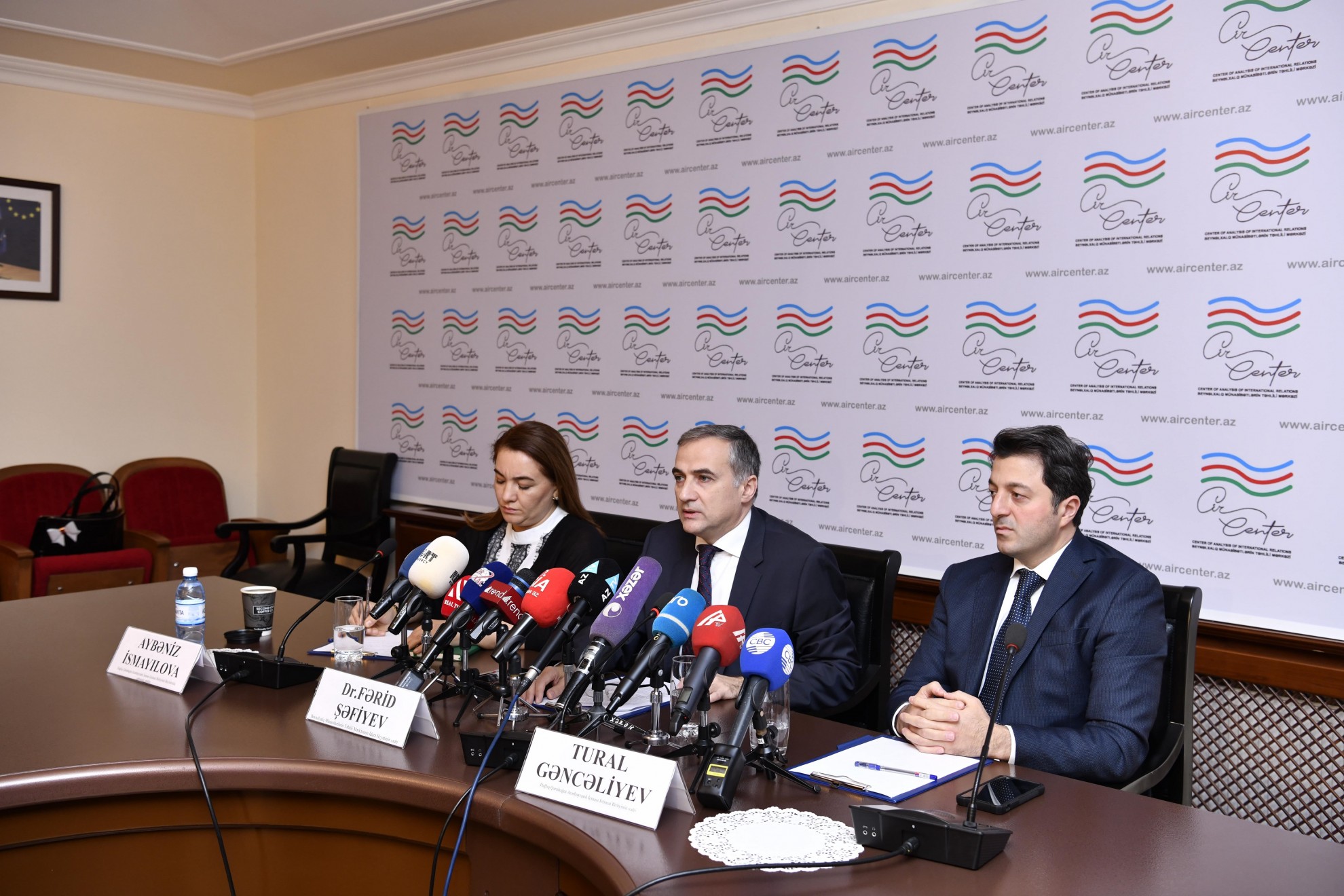 Farid Shafiyev held a press conference on the results of his visit to Brussels