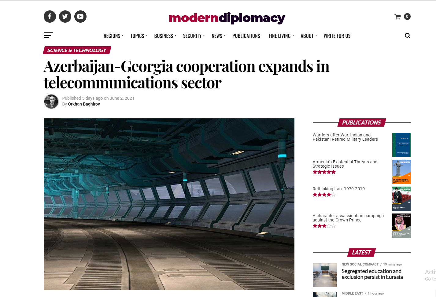 Azerbaijan-Georgia cooperation expands in telecommunications sector