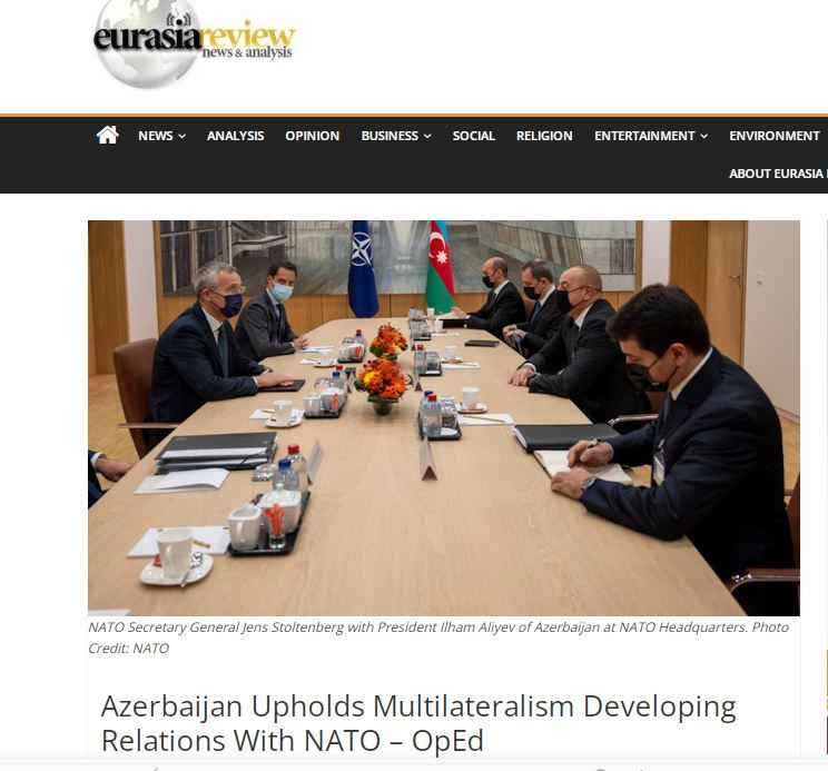 NATO ilə əlaqələri inkişaf etdirən Azərbaycan çoxtərəfliliyi dəstəkləyir 