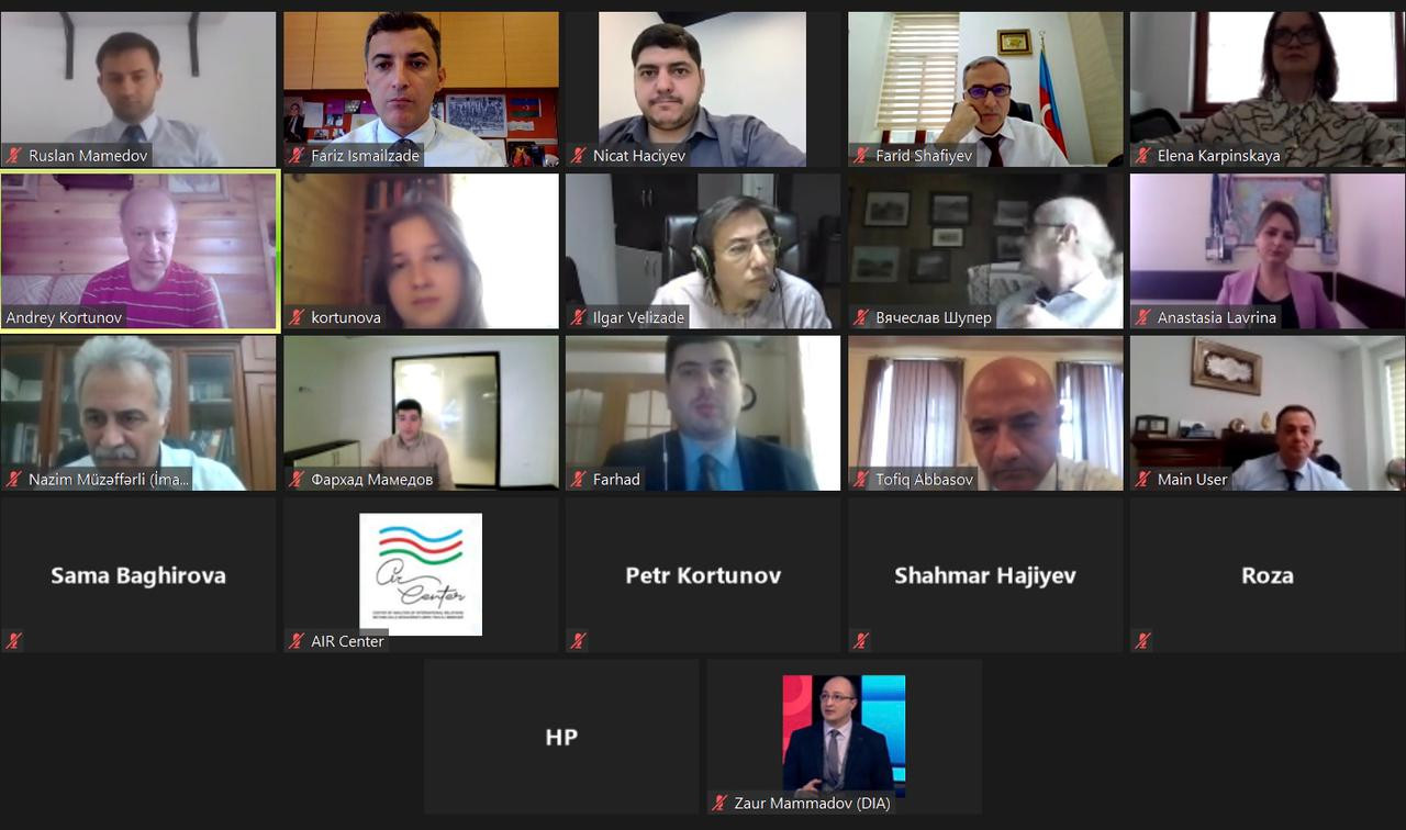 Была проведена виртуальная дискуссия на тему перспектив российско-азербайджанского сотрудничества