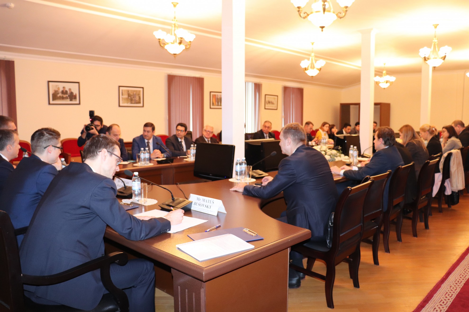 Round Table with Delegation from Visegrad Group Countries Held at AIR Center