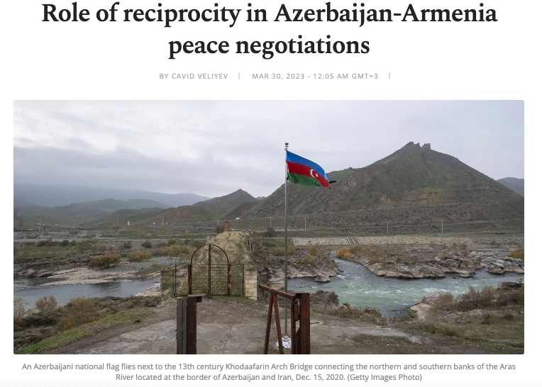 Role of reciprocity in Azerbaijan-Armenia peace negotiations