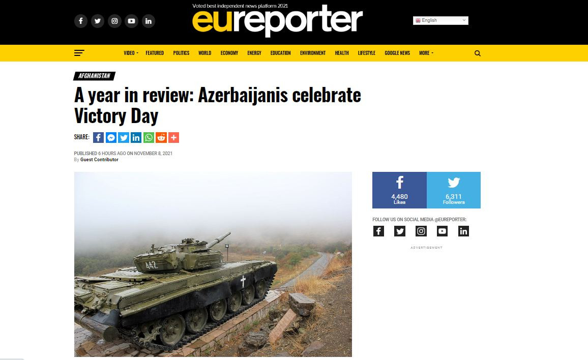A year in review: Azerbaijanis celebrate Victory Day