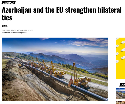 Azerbaijan and the EU strengthen bilateral ties