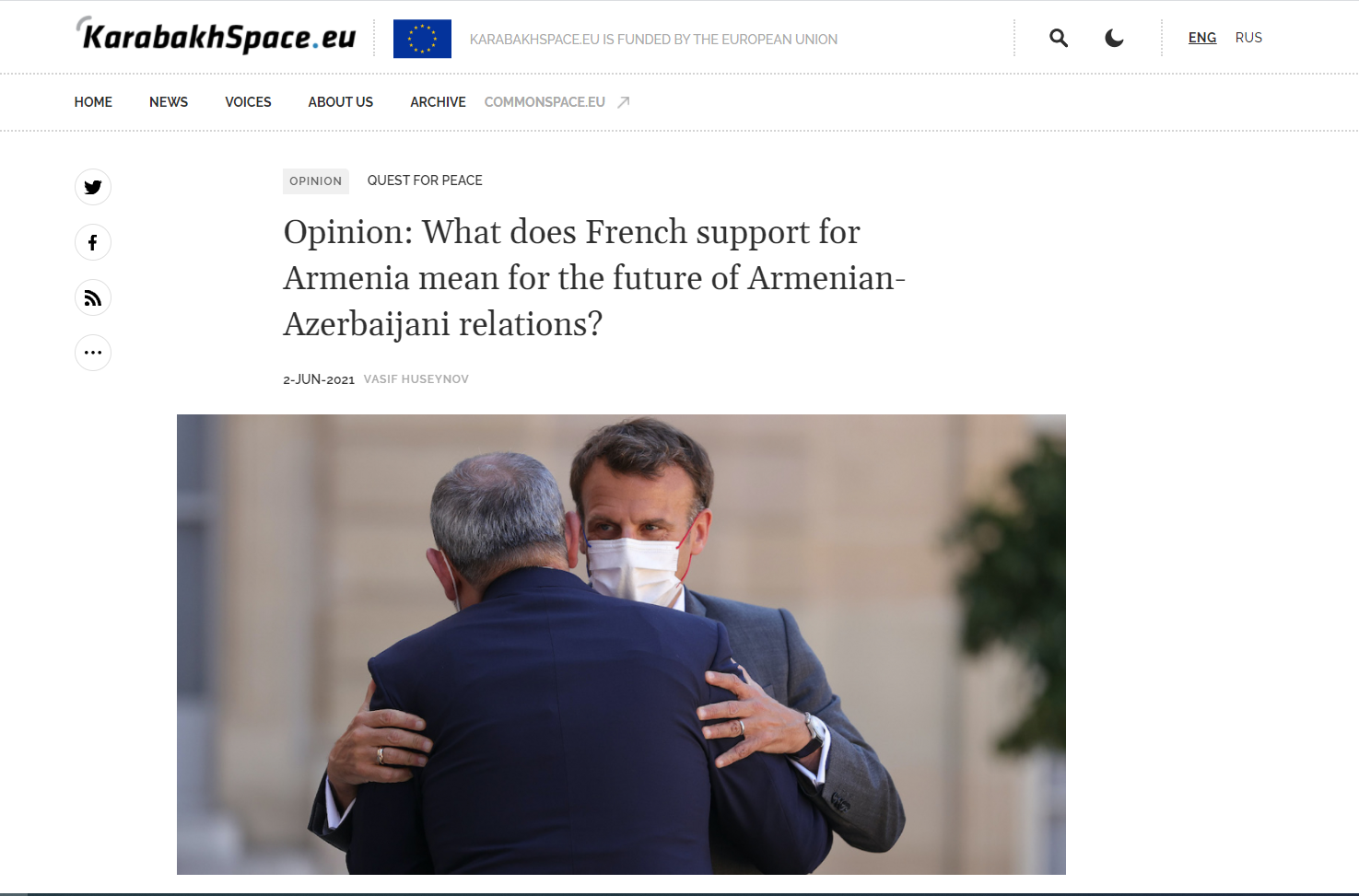 Opinion: What does French support for Armenia mean for the future of Armenian-Azerbaijani relations?