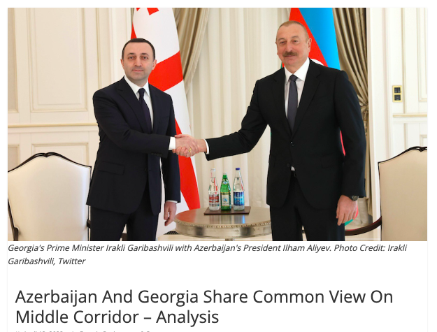Azerbaijan And Georgia Share Common View On Middle Corridor – Analysis