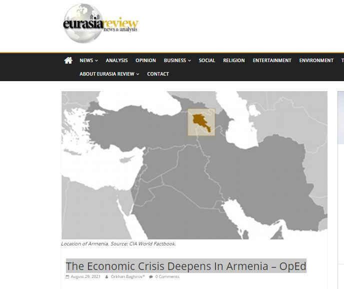 Ermənistanda iqtisadi böhran dərinləşir