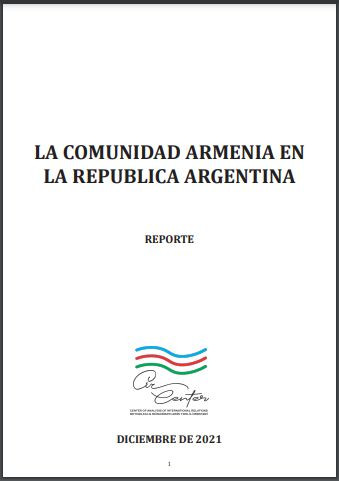 LA COMUNIDAD ARMENIA EN LA REPUBLICA ARGENTINA