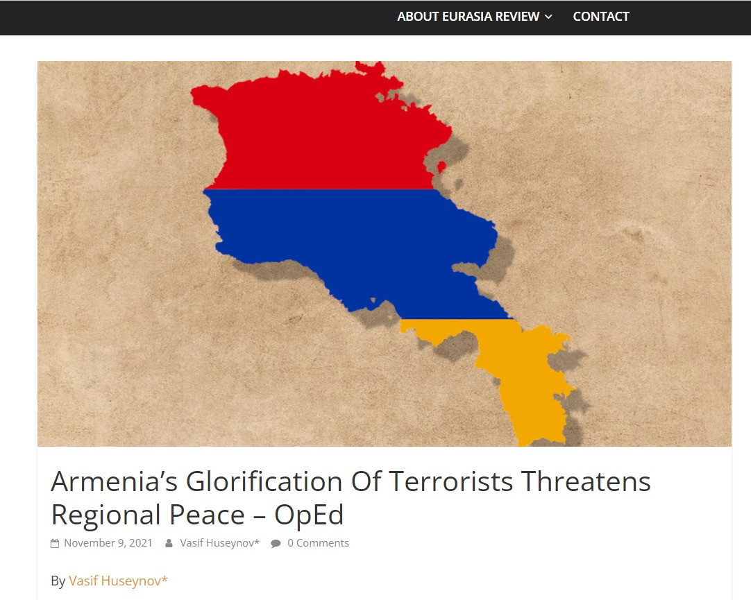 Armenia’s Glorification Of Terrorists Threatens Regional Peace – OpEd