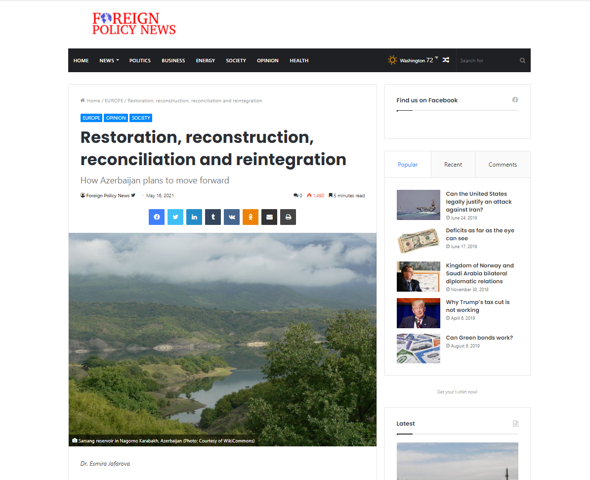 Restoration, reconstruction, reconciliation and reintegration
