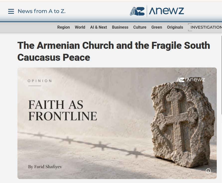 The Armenian Church and the Fragile South Caucasus Peace