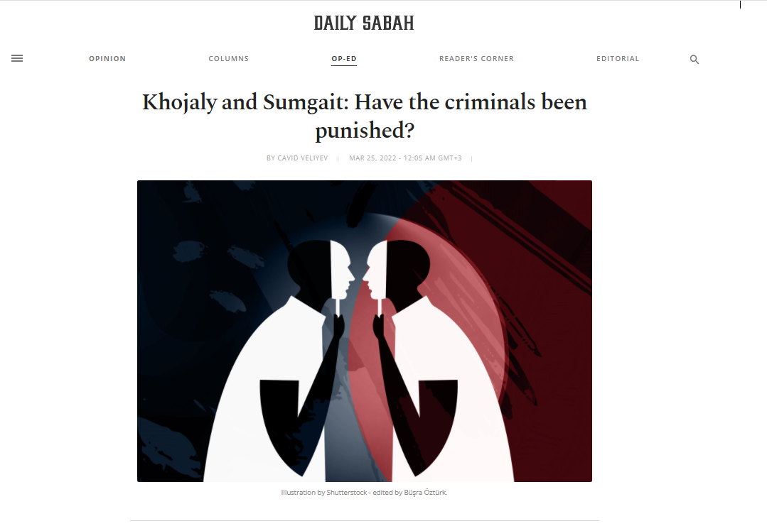 Khojaly and Sumgait: Have the criminals been punished?