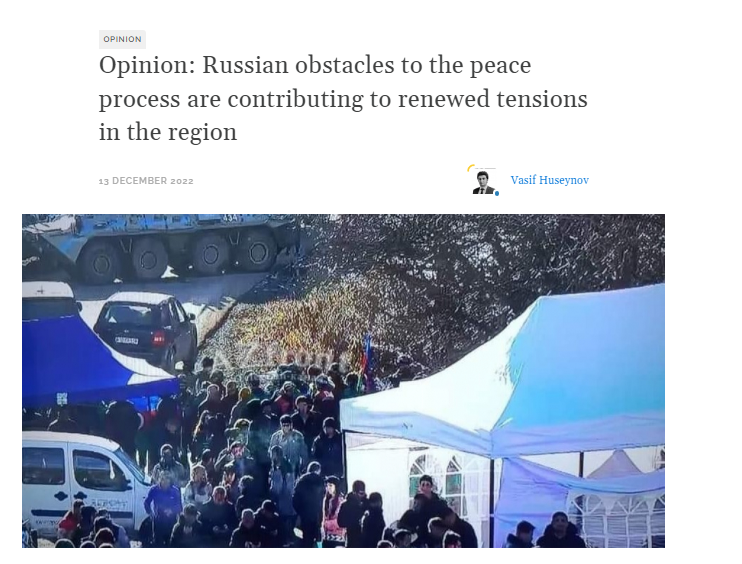 Opinion: Russian obstacles to the peace process are contributing to renewed tensions in the region