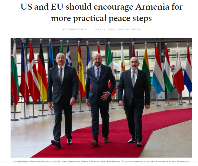 US and EU should encourage Armenia for more practical peace steps