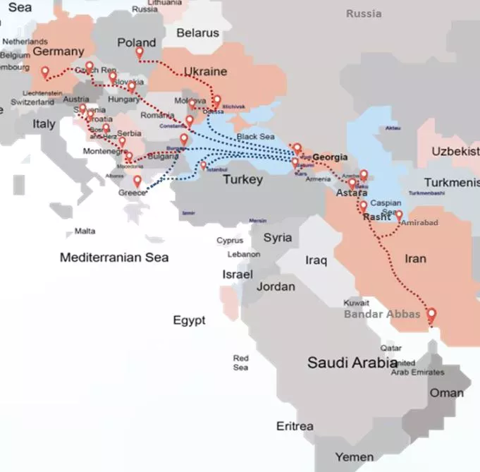 Persian Gulf and Black Sea transport corridor and its implications for the South Caucasus