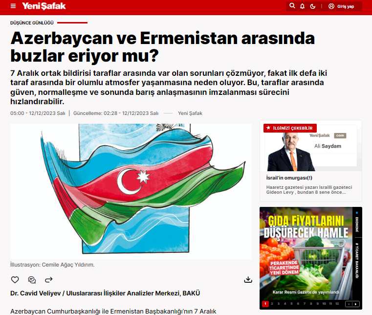 Azerbaycan ve Ermenistan arasında buzlar eriyor mu?