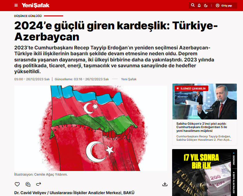 2024’e güçlü giren kardeşlik: Türkiye-Azerbaycan
